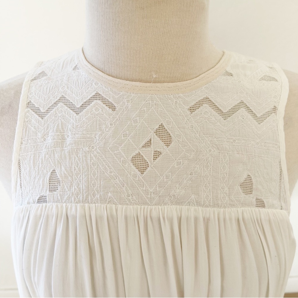 Aritzia Wilfred Allier Boho Peasant Dress in White Oak | Small - Picture 3 of 10